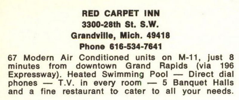 LaGrand Motel (MoLa Grande Motel, Grandmark Lodging, Red Carpet Inn, By-Pass Motel) - Vintage Postcard (newer photo)